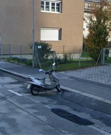 Moped ohne gültiges Pickerl