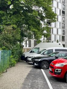 Parken auf Fußweg Kapuzinergasse