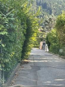 Gefährliche Strasseneinengung Dr.Stumpf-Str. / Uferstrasse