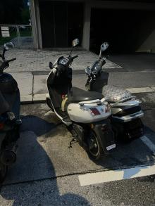 Moped ohne Kennzeichen