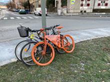 Fahrradbügel Claudiaplatz - Fahrradleichen entfernen