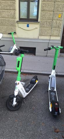 E-Scooter parken überall