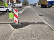 Radweg nicht in Ordnung durch Baumaßnahme