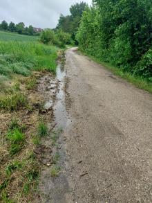 Unschöner Geh- und Radweg