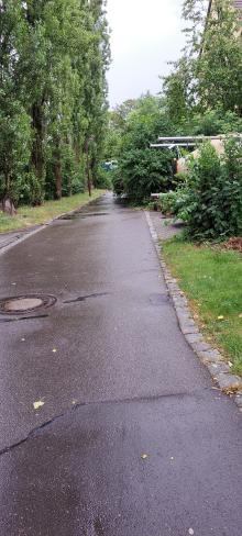 Fußweg zwischen schwabenstrasse und Abt Hyllerstr